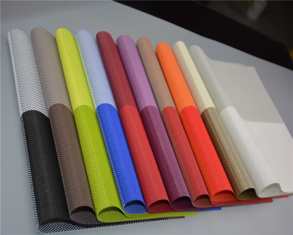 

45cmX30cm PVC Placemat Creative Fashion Non-slip Coasters Bowl Mat Insulation and Easy To Clean Placemats for Table