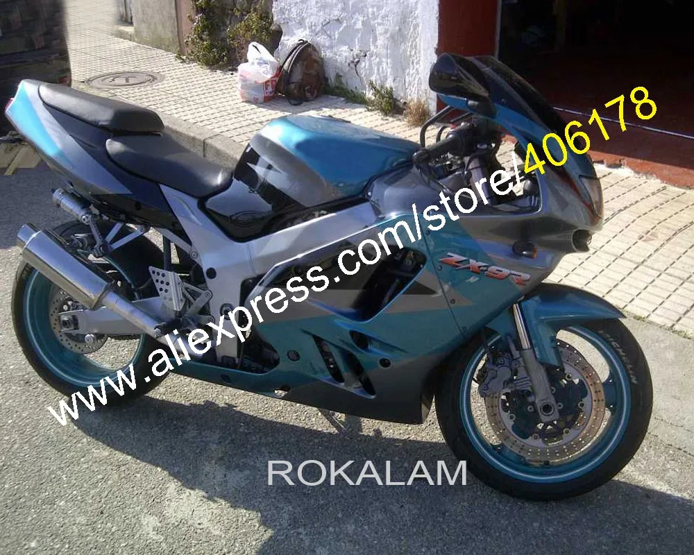 Kawasaki Ninja zx9r 1998 синий