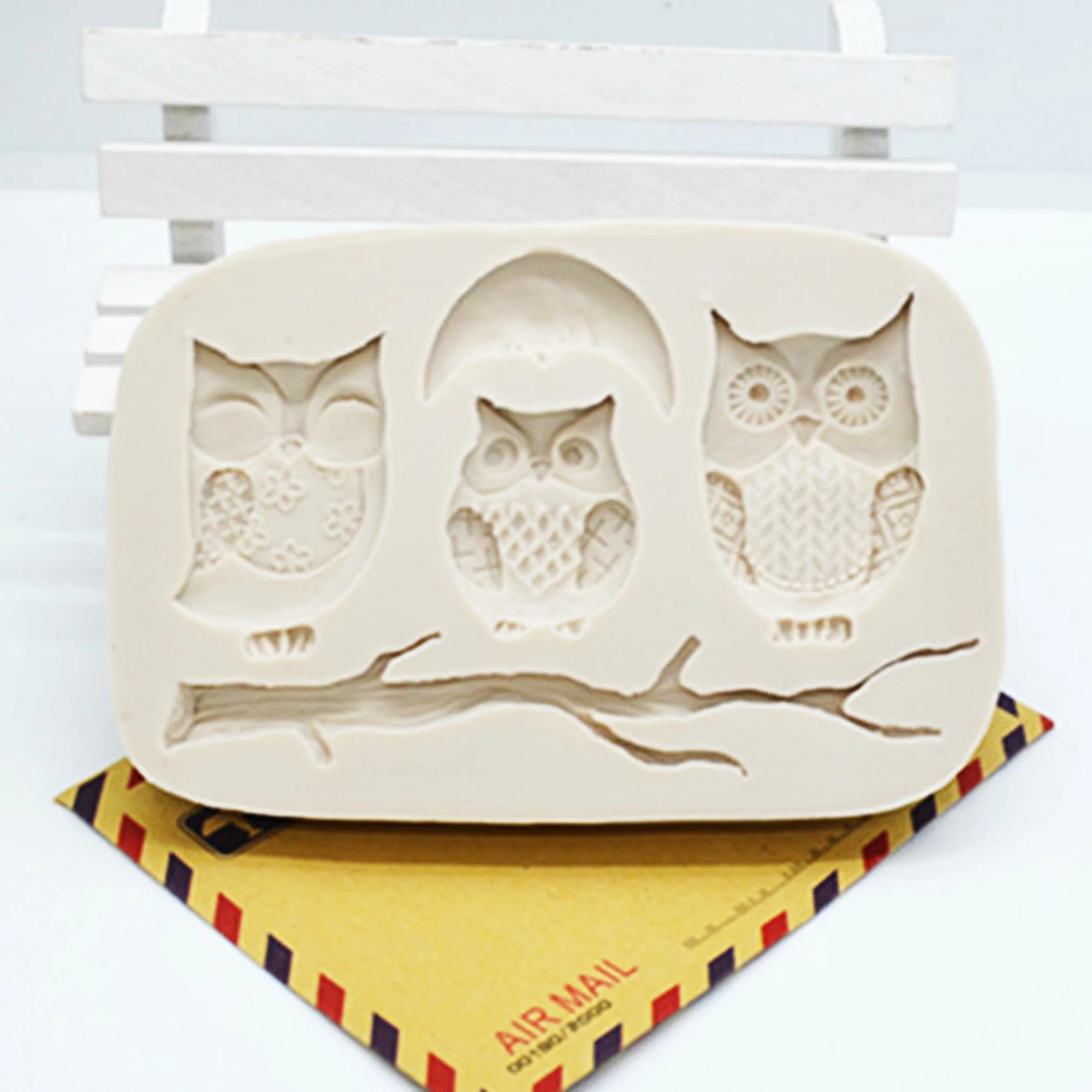 Luyou 1 шт. Совы Fondant силиконовые формы для украшения торта инструменты торт ко дню