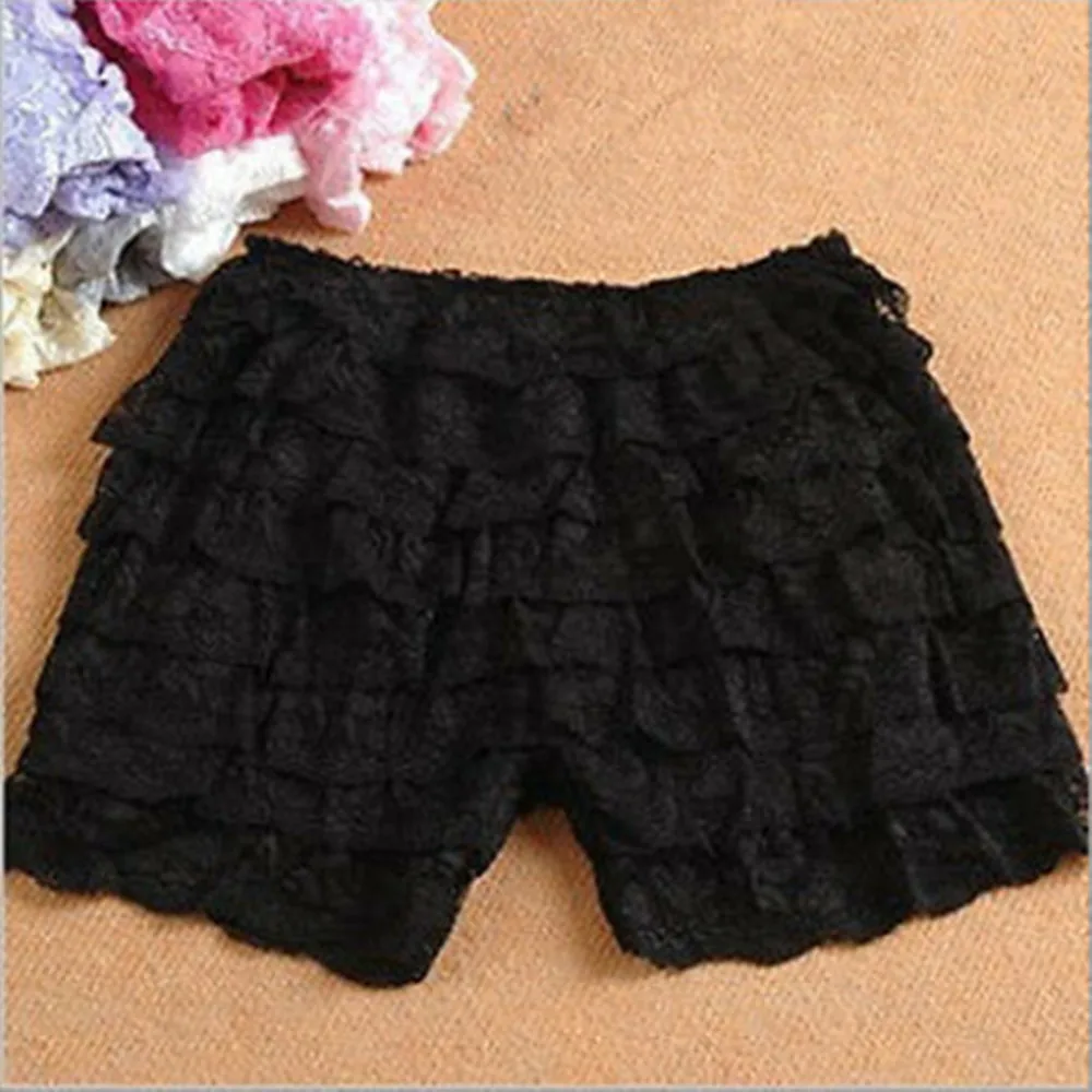 

NEW Sexy Fashion Lace Cake Shorts Multi- Layers Flower Lace Women Shorts YF185