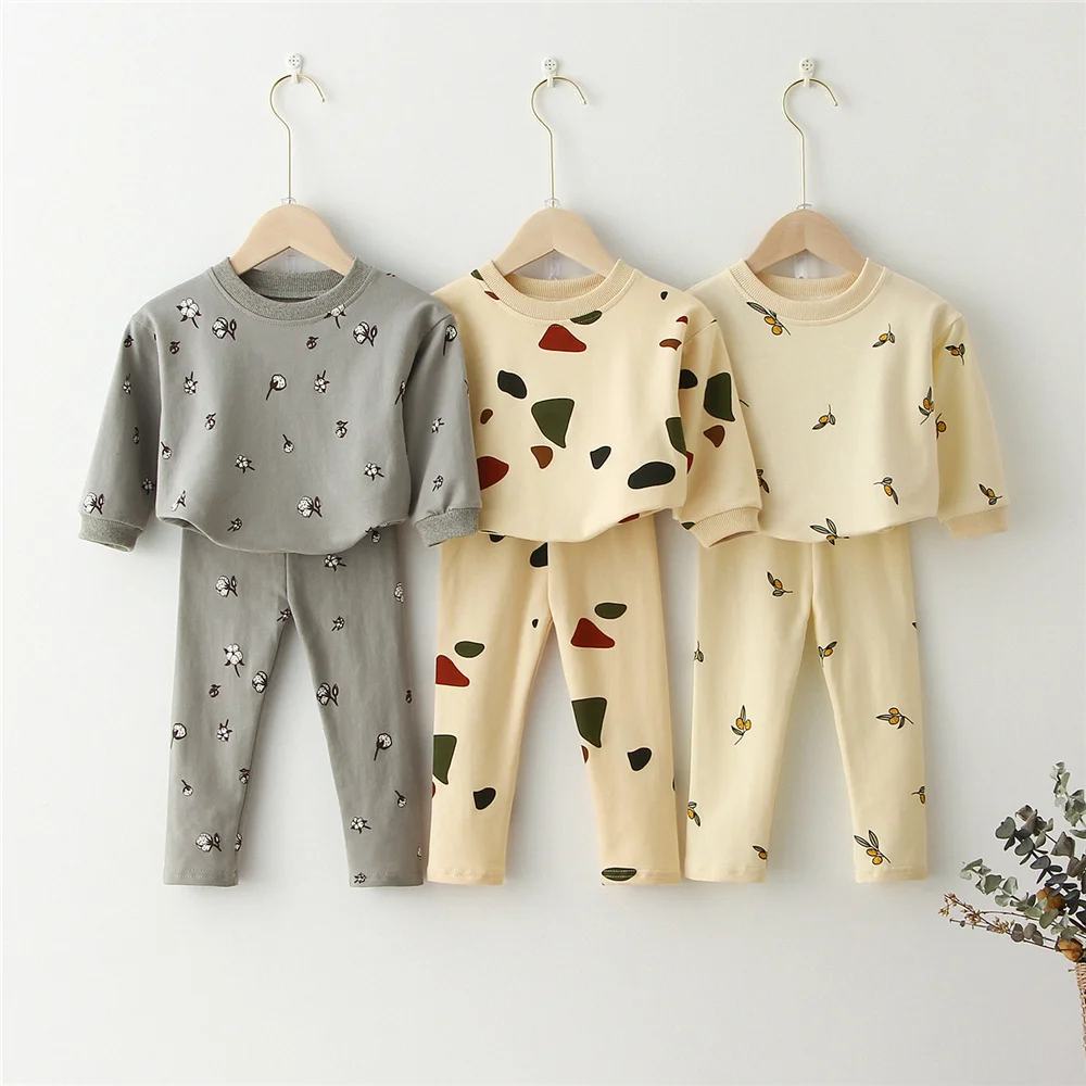 

Men's and women's sportswear sets, children's wear, tops and trousers, spring, men's sportswear, baby pajamas