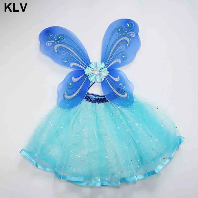 Детский костюм феи для малышей Балетная юбка-пачка с крыльями Карнавальный | Мать