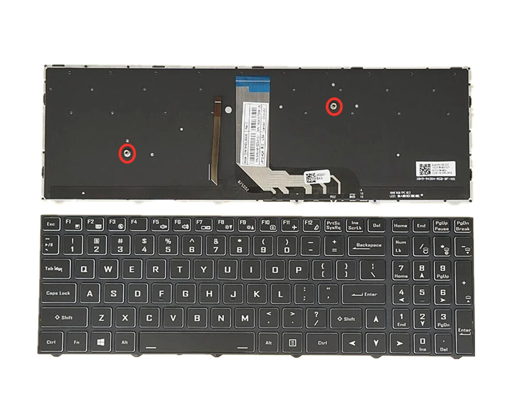 

Laptop US Backlight Keyboard for Hasee Z7 Z8 Z9 Z10 CT5N1 CU7PS CU7PRO CT7PK G7 G8 G9 G10 CU7PK CP7PF GX8 GX9 GX10 CU5DA