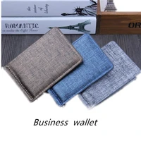 professional outdoor business graining stitching ultra thin folding colorful clip pocket wallet business purse