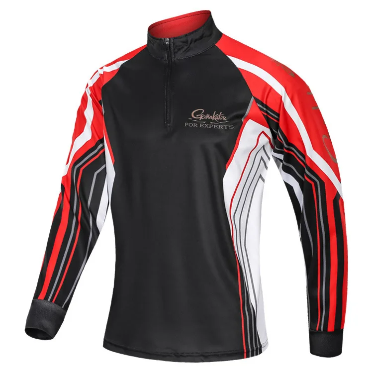 GAMAKATSU дышащие рубашки для рыбалки спортивная верхняя одежда с длинным рукавом