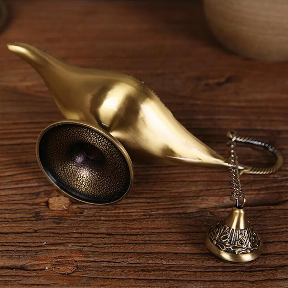 Зинковый сплав лампы Аладдина Желающего Чайник Собираемый Ретро Креативный Подарок Аладдина Декор Дома Хранение.