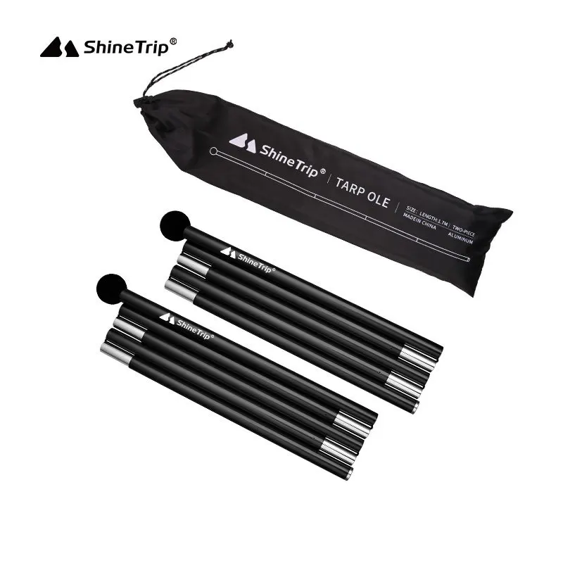 Outdoor Aluminum Alloy Canopys Pole Beach Tent Support Frame Top Ball Telescopic Hall for Camping Accessories 1.7M/2M | Спорт и
