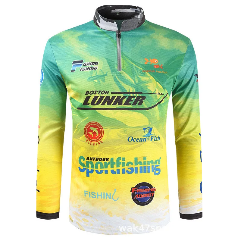 

Fishing Jersey UV Clothes Sun Protection Clothing Outdoor Long Sleeve Top Quick Dry Shirts Summer Autumn XL XXL 3XL 4XL Men Ropa