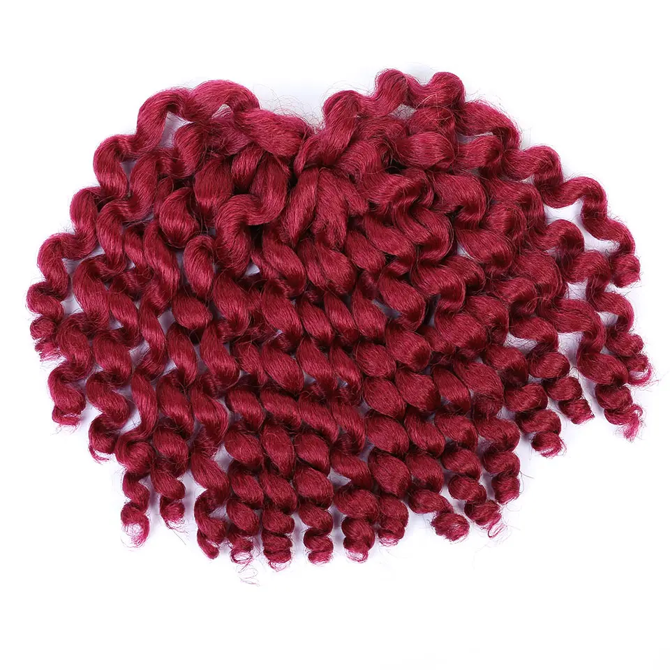 Синтетические жгуты для вплетания волос женщин jumpy Wand Curl Twist ямайский отскок