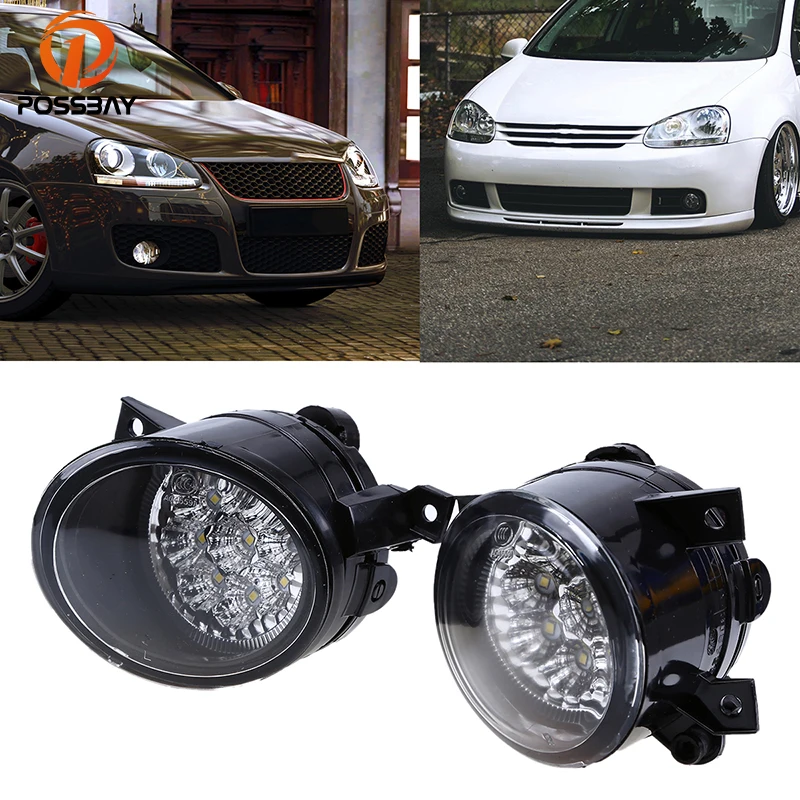 Posbay 9 светодиодный Светодиодный дневные ходовые огни для Volkswagen Bora/Golf Mk 5 2004-2010