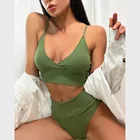 Купальник женский с чашками пуш-ап, пикантный комплект бикини с высокой талией, купальный костюм, пляжная одежда