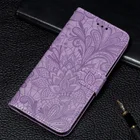 Кожаный чехол-бумажник с кружевными цветами для Xiaomi 9 9T 10 Pro A3 A2 Lite Remdi 6 7 7A 8 8A GO Note 6 7 8 9 Pro 8T, чехол-книжка для телефона