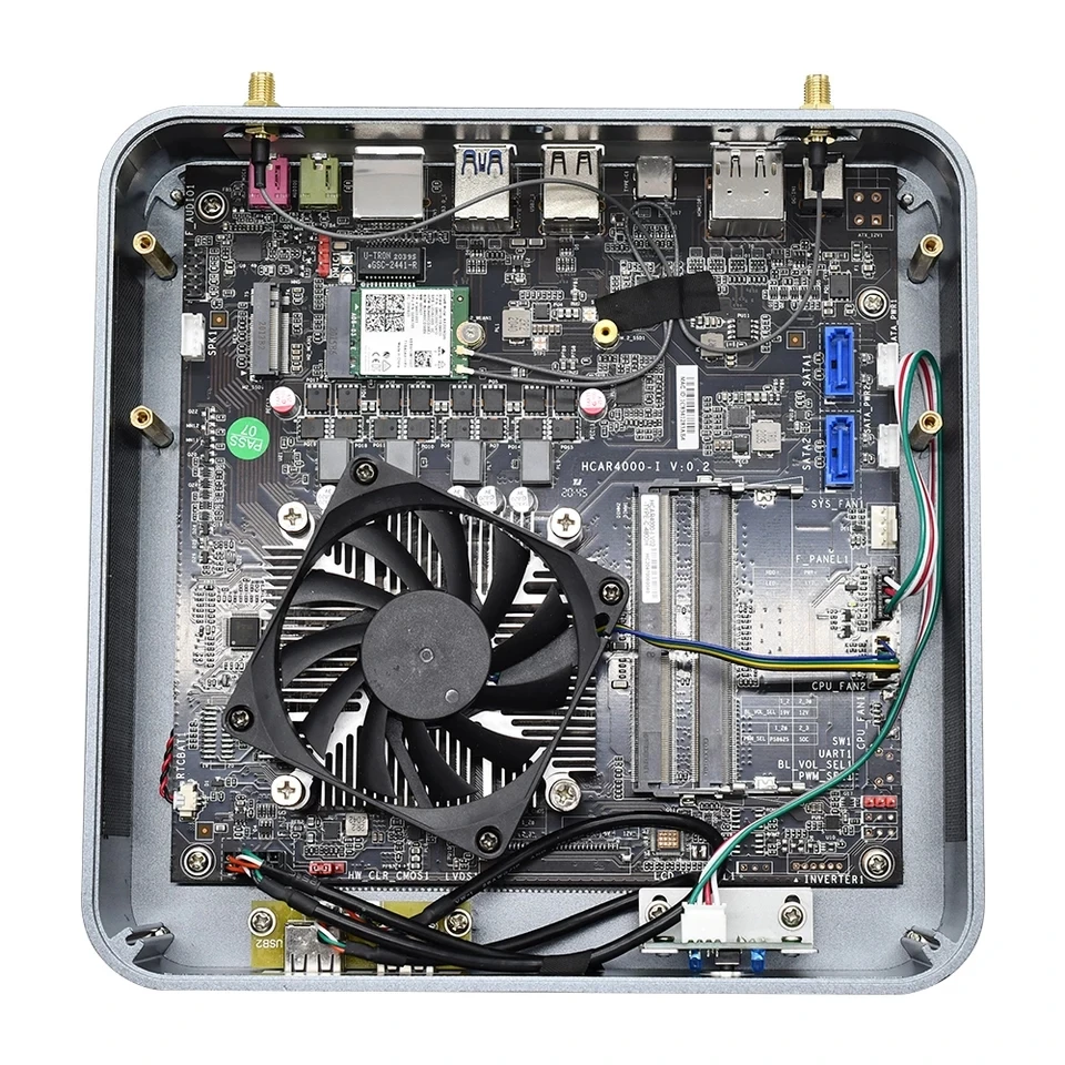 Игровой Компьютер AMD Ryzen7 4800H R5 4600H NVME HD2.0 DP Type C 6USB 1 * RJ45 LAN Windows 10 HTPC Настольный ПК с AX200
