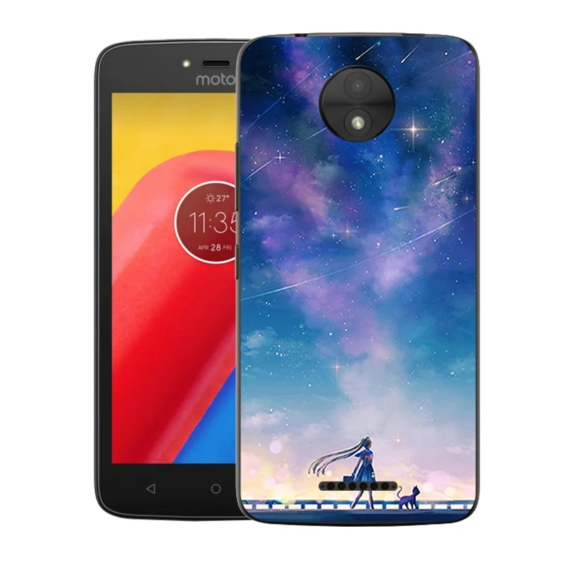 Чехол для телефона Motorola MotoC Dangou 5 дюймов мягкий прозрачный ТПУ чехол-накладка XT1750