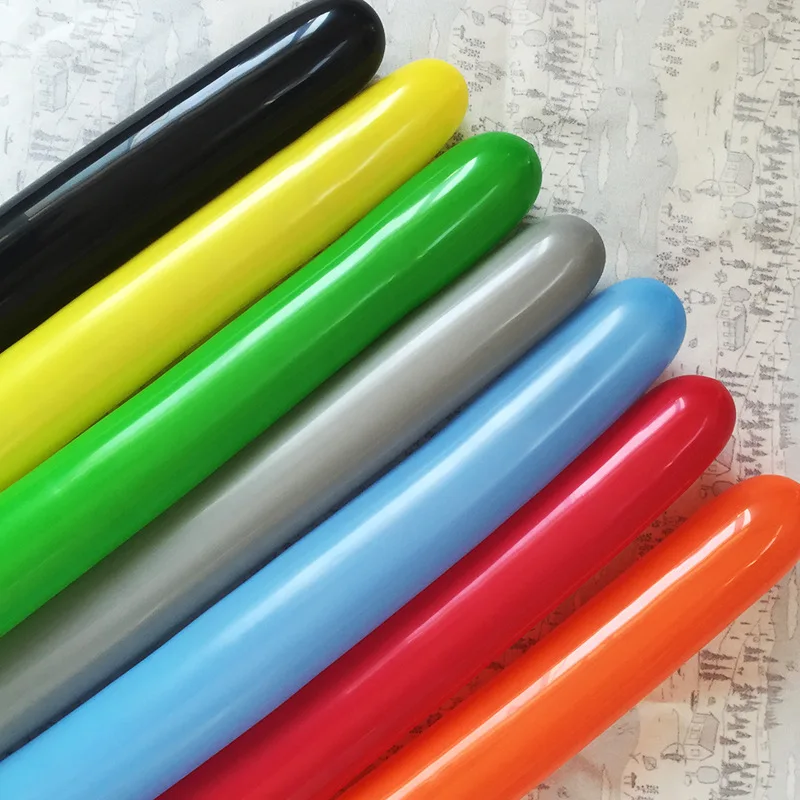 

10pcs /lot 360 magic long bar thickening long bar balloon magic animal weaving balloon wholesale magic ball modeling