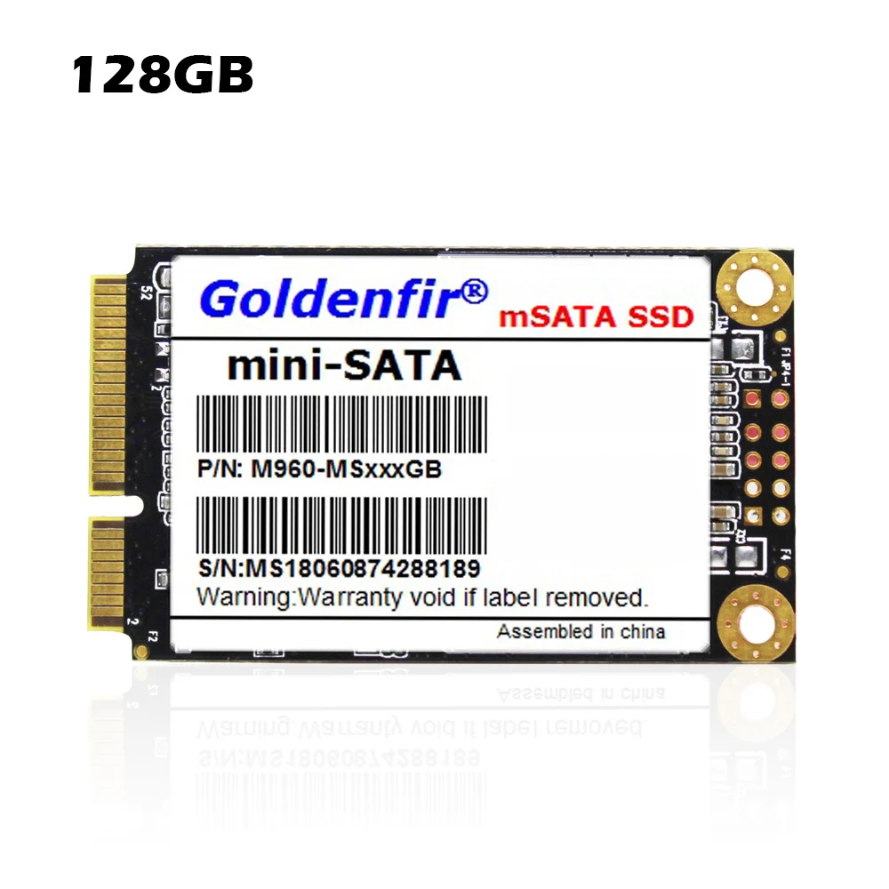 

Внутренний твердотельный накопитель Goldenfir mSATA SATA3 SSD 128 ГБ/256 ГБ/512 ГБ/ТБ, жесткий диск для ноутбука