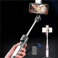 1 6m bluetooth selfie stick with tripod integrated multi function self timer artifact mobile phone fill light live bracket