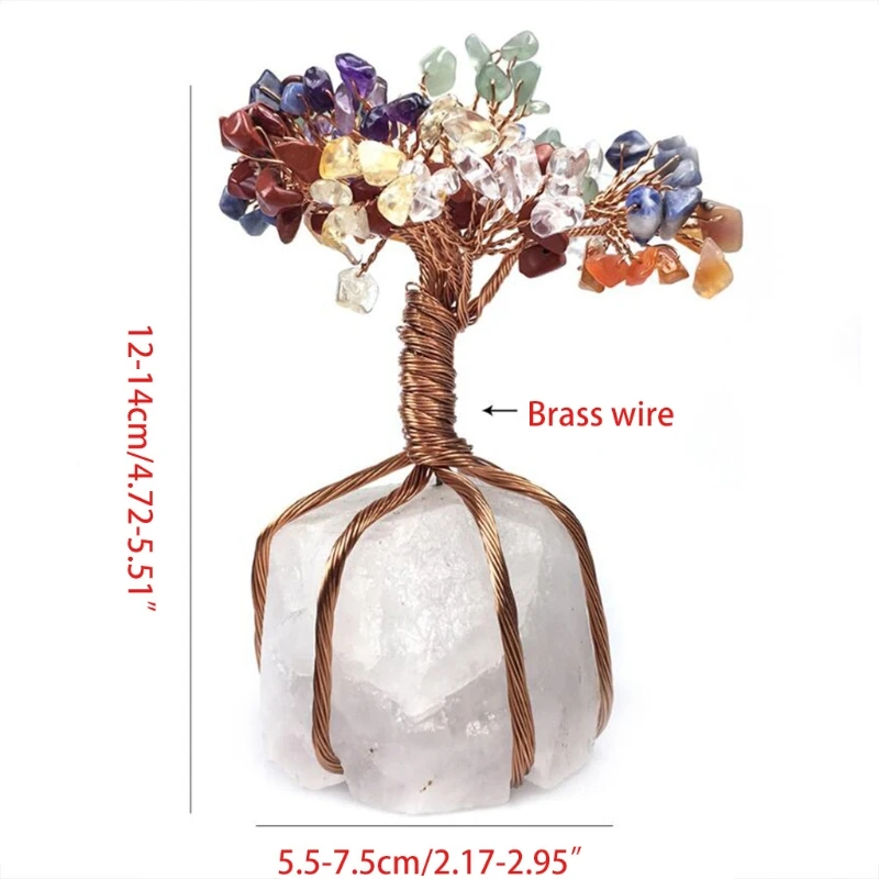 

Lucky Jinbao Fortune Tree Crystal Desktop Ornaments Home Desk Elegant Exquisite Room Decor Household Bedroom Decorations