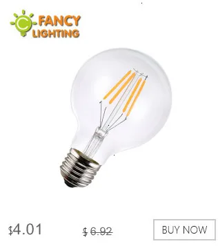 Светодиодная лампа G125 E27 ampoule Led 110/220V Светодиодная лампа Эдисона для дома/гостиной/спальни/столовой декора 4 W/6 W/8 W led ampul