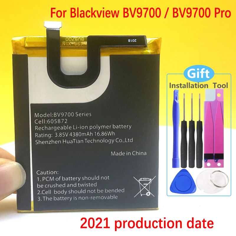 Оригинальный аккумулятор bv9700 для Blackview Bv9700 PRO Series 605872 4380 мАч | Мобильные телефоны и