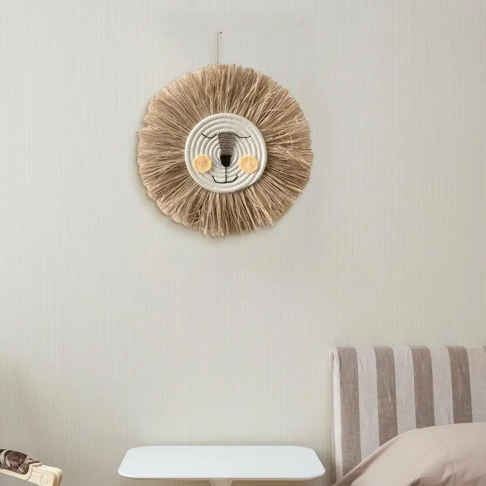 Настенные художественные Подвески ручной вязки с головой животного подвеска