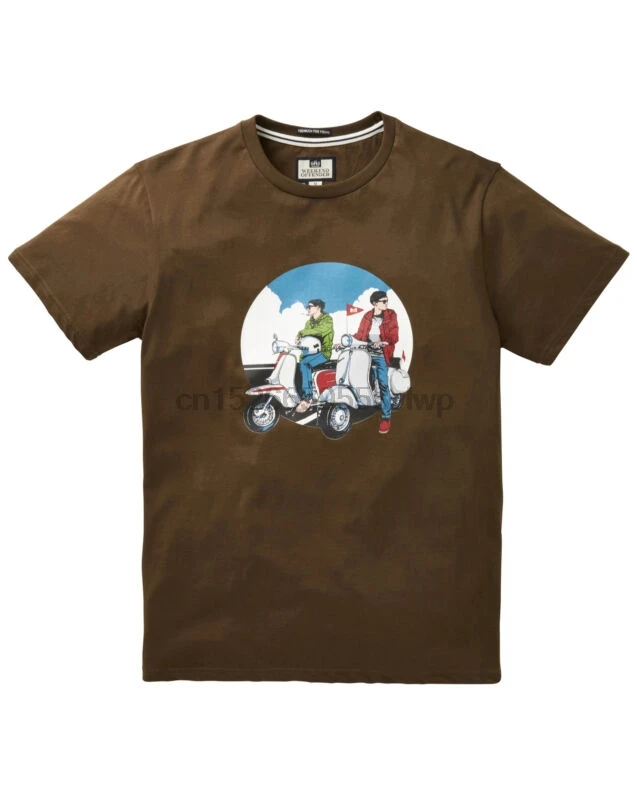 Новинка Футболка с изображением скутера|Мужские футболки| |