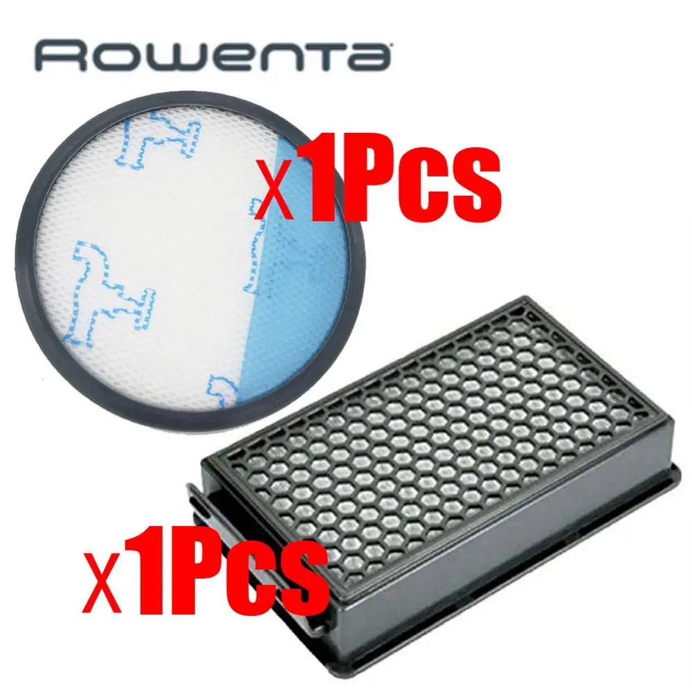 2Pcs filter Комплект фильтров Rowenta HEPA Staubsauger Compact power RO3715 RO3759 RO3798 RO3799 Запчасти для пылесоса комплект аксессуаров - Цвет: 2Pcs filter