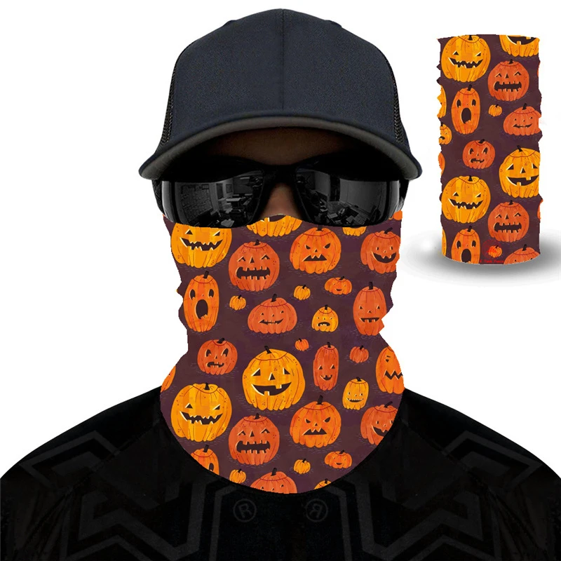 

50pcs Adults Designer Masks Halloween Magic Headscarf Outdoor Sports Headband Scarves Cycing Headwrap Visor Neck Gaiter