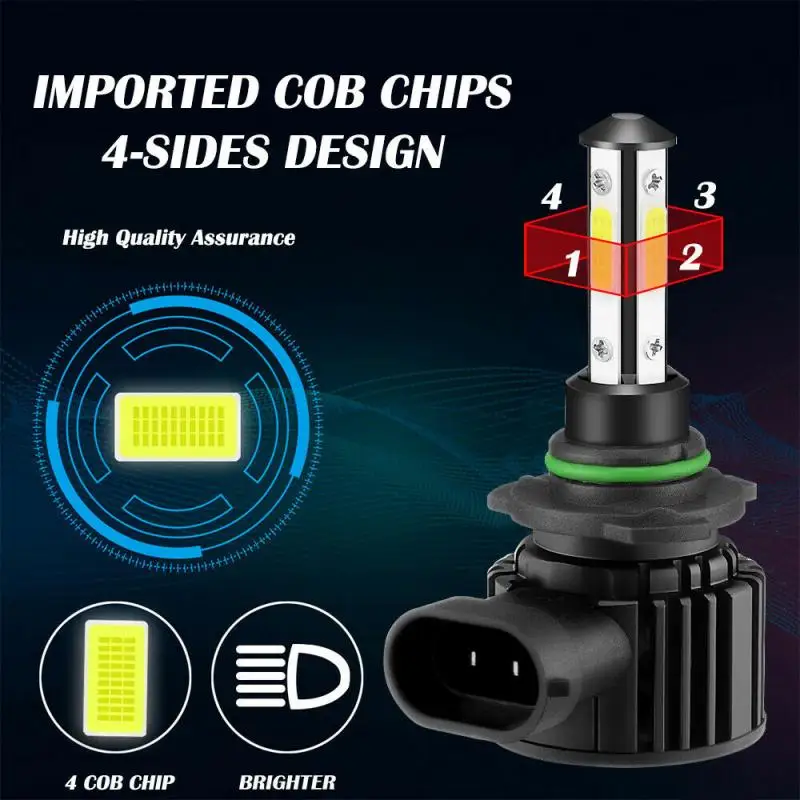 

2Pcs Automobile Headlamp 22W LED Automobile Headlamp 6500k 8000lm Automobile High And Low Beam Lamp Automobile Lamp Driving Lamp