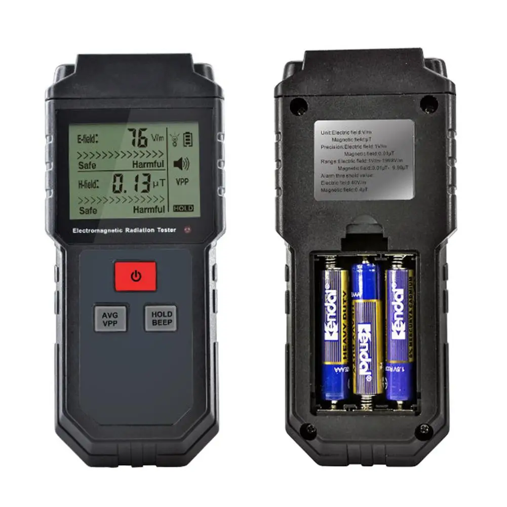 Детектор электромагнитных излучений цифровой ЖК-прибор EMF детектор электромагнитного излучения