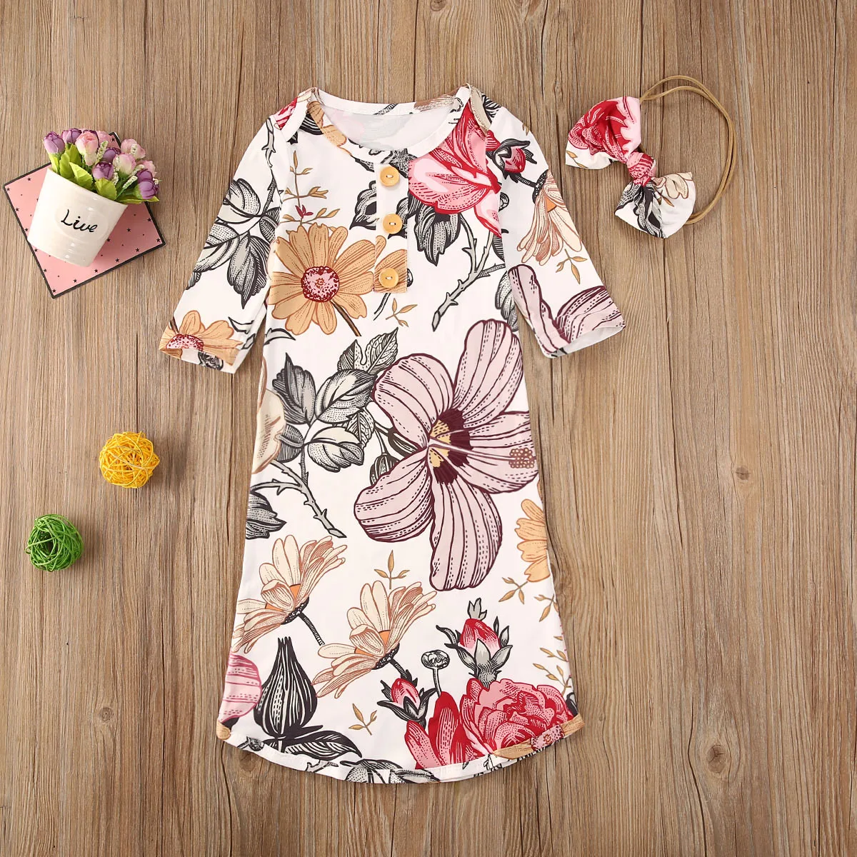 Детское Хлопковое одеяло для сна с цветочным рисунком маленьких девочек платье