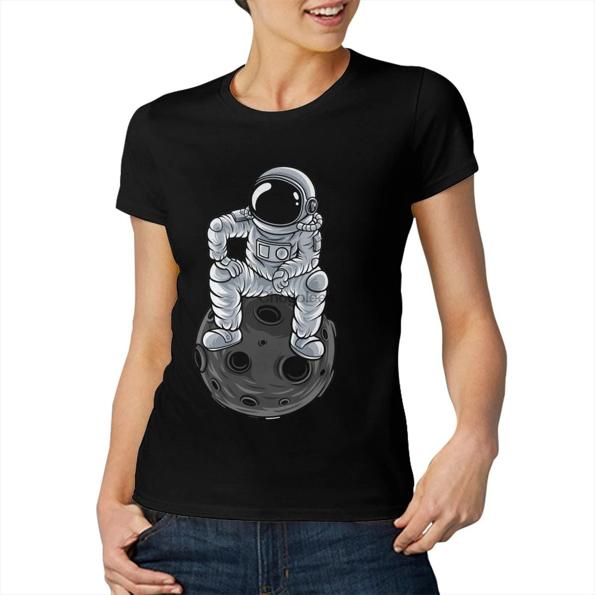 Повседневная модная хлопковая футболка с коротким рукавом и изображением