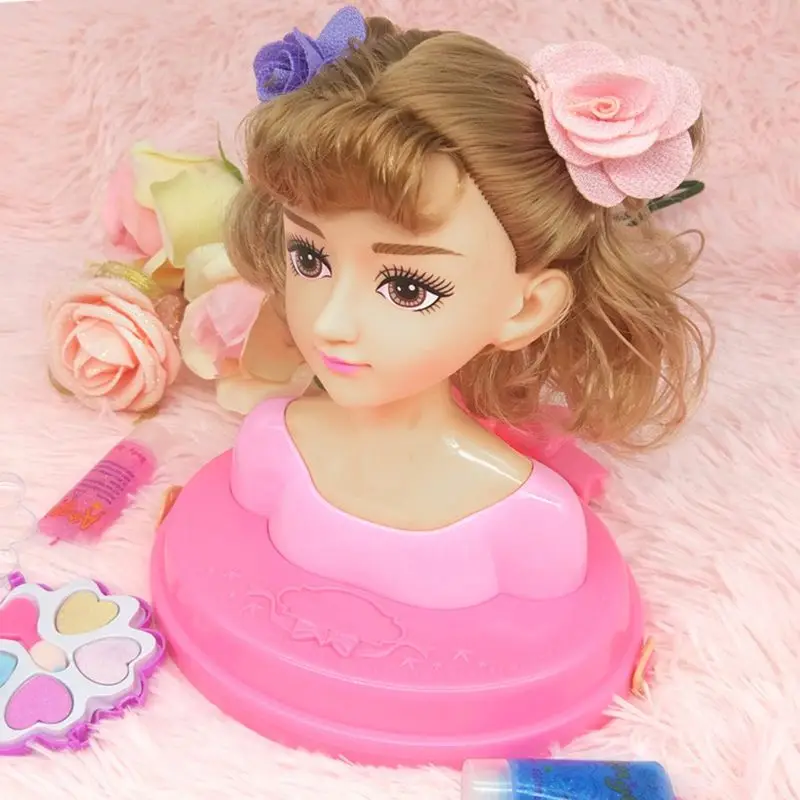 

Children Pretend Play Kid Make Up Toys Set Hairdressing Simulation Cosmetic