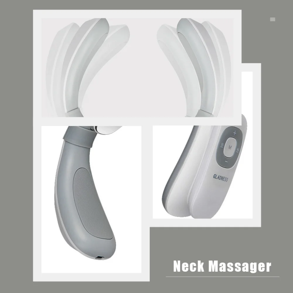 

1 Set of Intelligent Massager Neck Care Device Cervical Spine Massager (White)