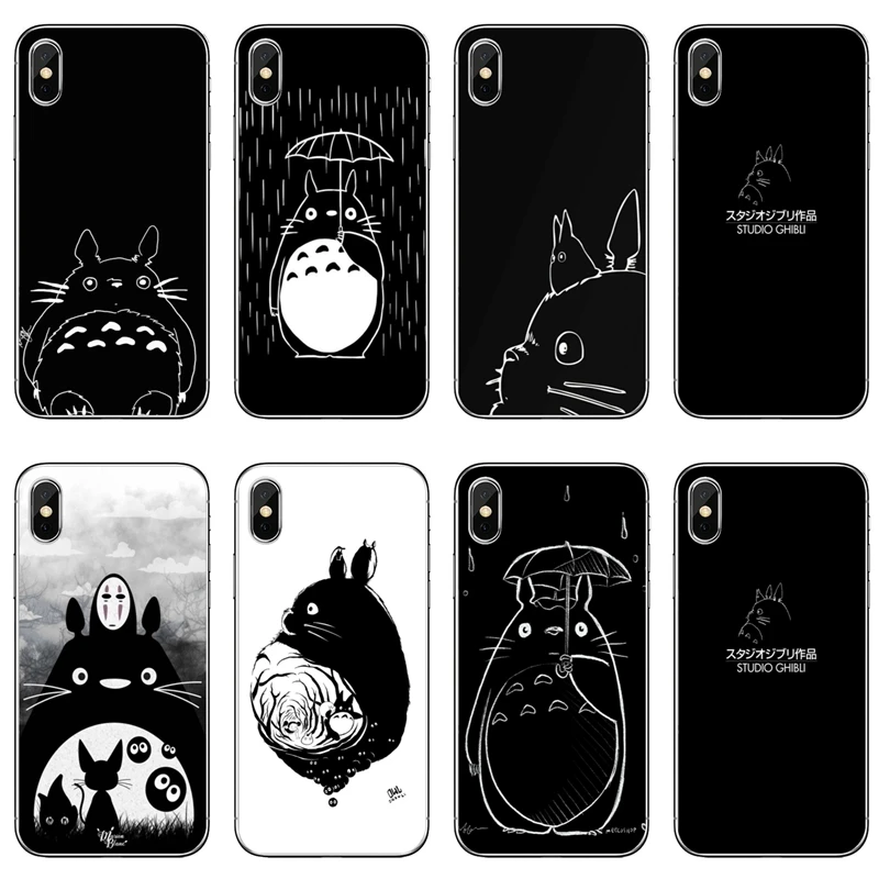 Studio Ghibli крышка с изображением Тоторо чехол для samsung Galaxy S10 Lite S9 S8 S7 S6 edge Plus S5 S4