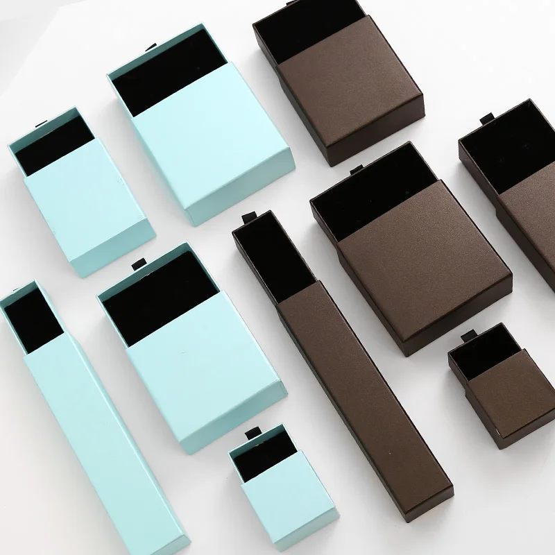 

5 шт., картонные подарочные коробки Zroyna для ювелирных изделий