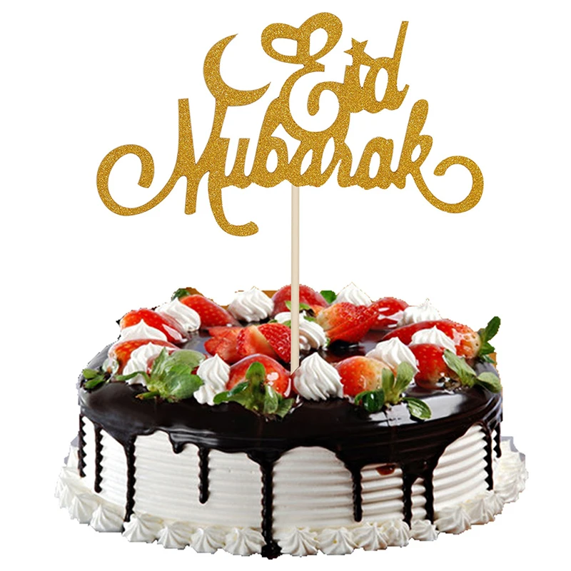 Украшения для тортов украшения торта Eid Mubarak топпер Ramadan ислам праздничные