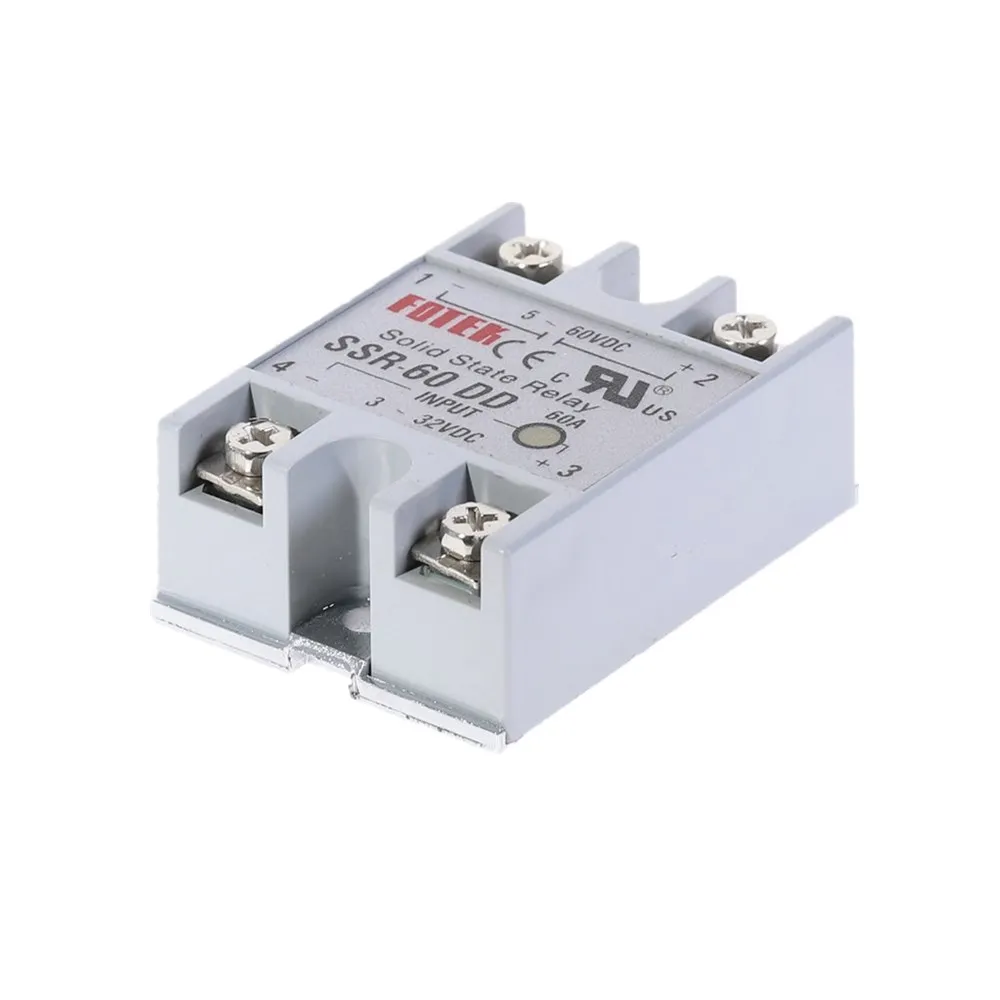 DC Однофазное твердотельное реле SSR 60DD Module 60A DD входное напряжение 3 32V TO 5 60V