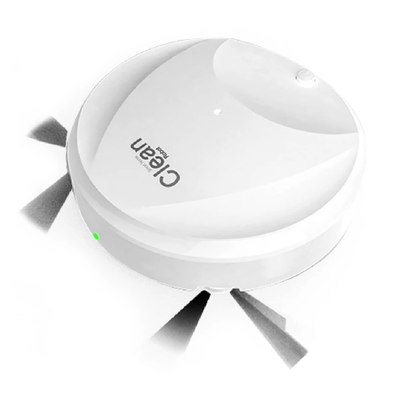 

Super Thin Auto Vacuum Cleaner 2.4'' Wet/Dry Use Automatic Obstacle Avoidance Super Quiet One-button Control for Home N0PF