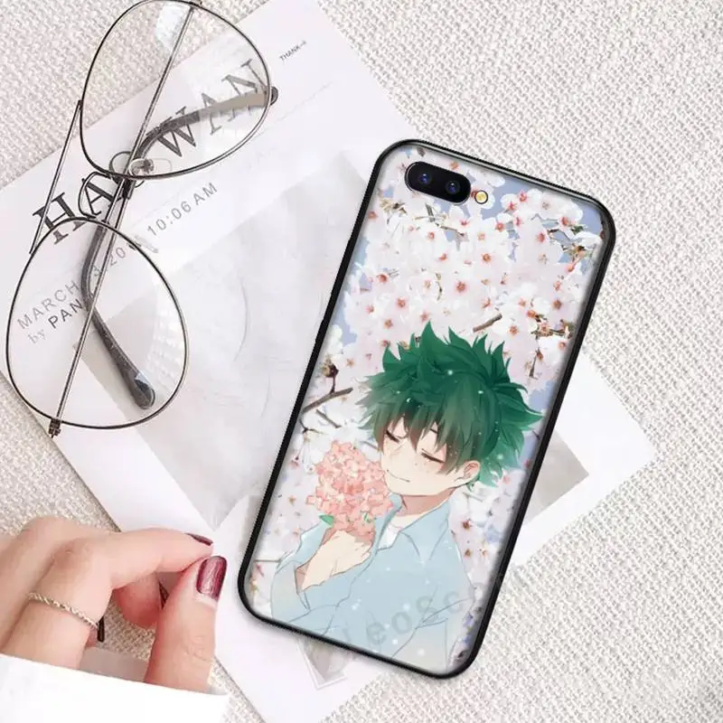 

cute My Hero Academia deku bakugou Boku Phone Case For OPPO R9 R11 R15 R17 RENO Realme S PLUS Normal 2z 3 5 C2 pro cover funda