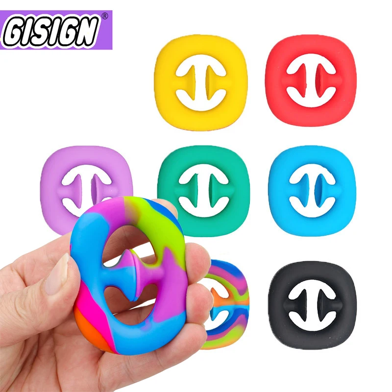 

Simple Snapperz Fidget Snap Toy Anti Stress Finger Hand Grip Reliever Autism Anxiety Relief Extrusion Silicone Sensory For Adult