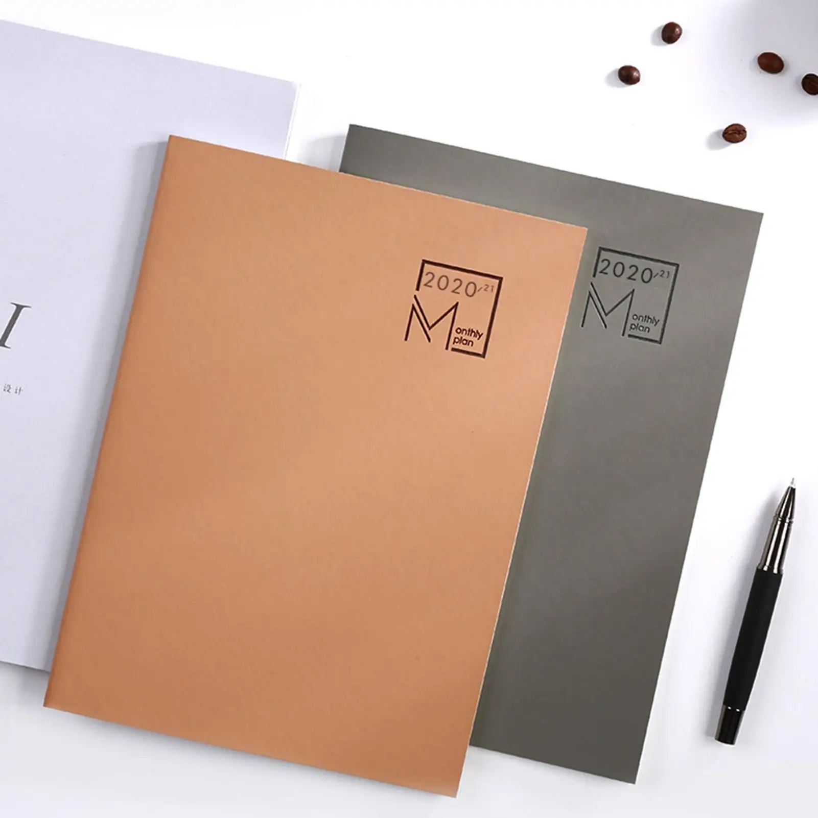 Годовой бумажный календарь 2020 2021 ежедневник настольный декоративный