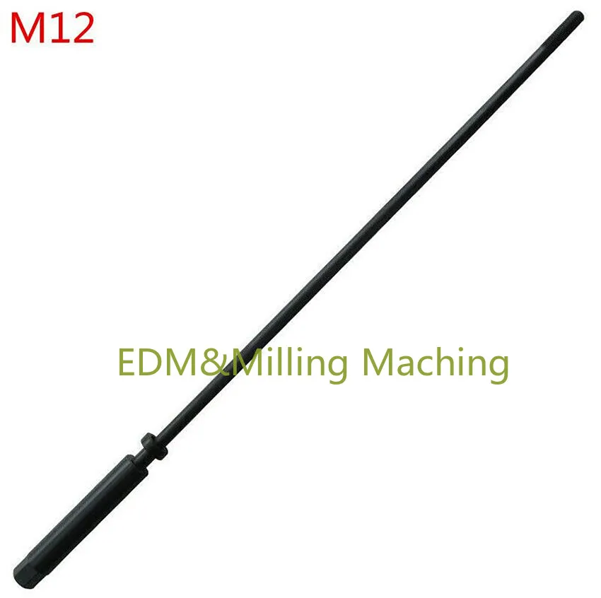 

1PCS High Quality Bridgeport Mill Part Milling Machine R8 Draw Bar Overall Drawbar CNC M12 600mm DURABLE New