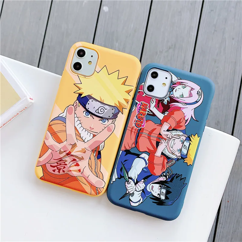 Чехол для телефона Naruto IPhone 13pro max 7 / 8 Plus X XS XR Max 11 12/Pro/милый мультяшный