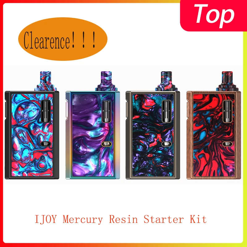 Распродажа! IJOY Mercury Resin Starter Kit 1100mAh встроенный аккумулятор и 2 мл емкость вейп