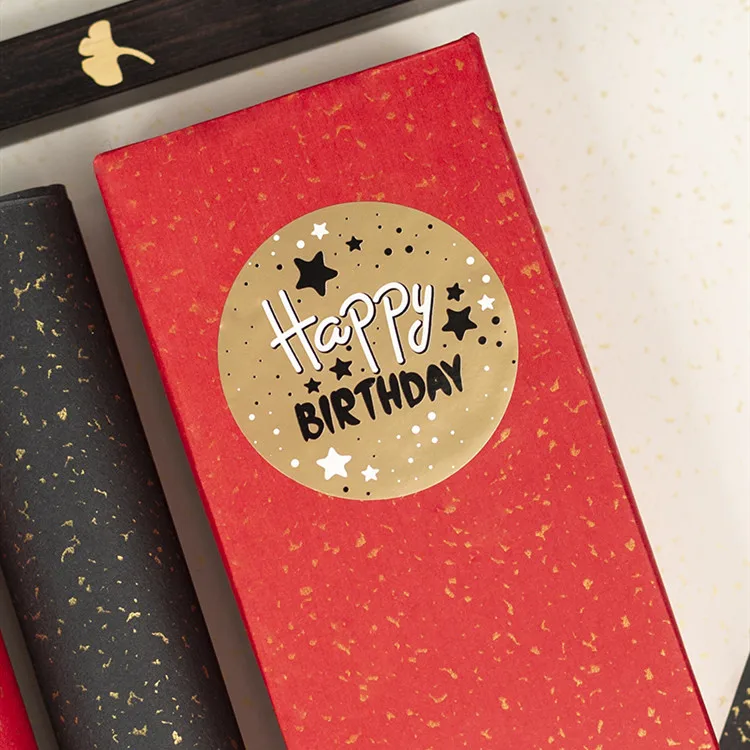 Бумага для упаковки цветов Современная крафт упаковочная бумага с золотой