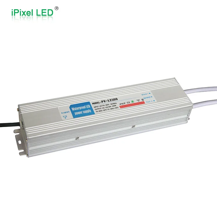 Водонепроницаемый трансформатор AC/DC 12V светодиодный Питание для цифровой WS2812b