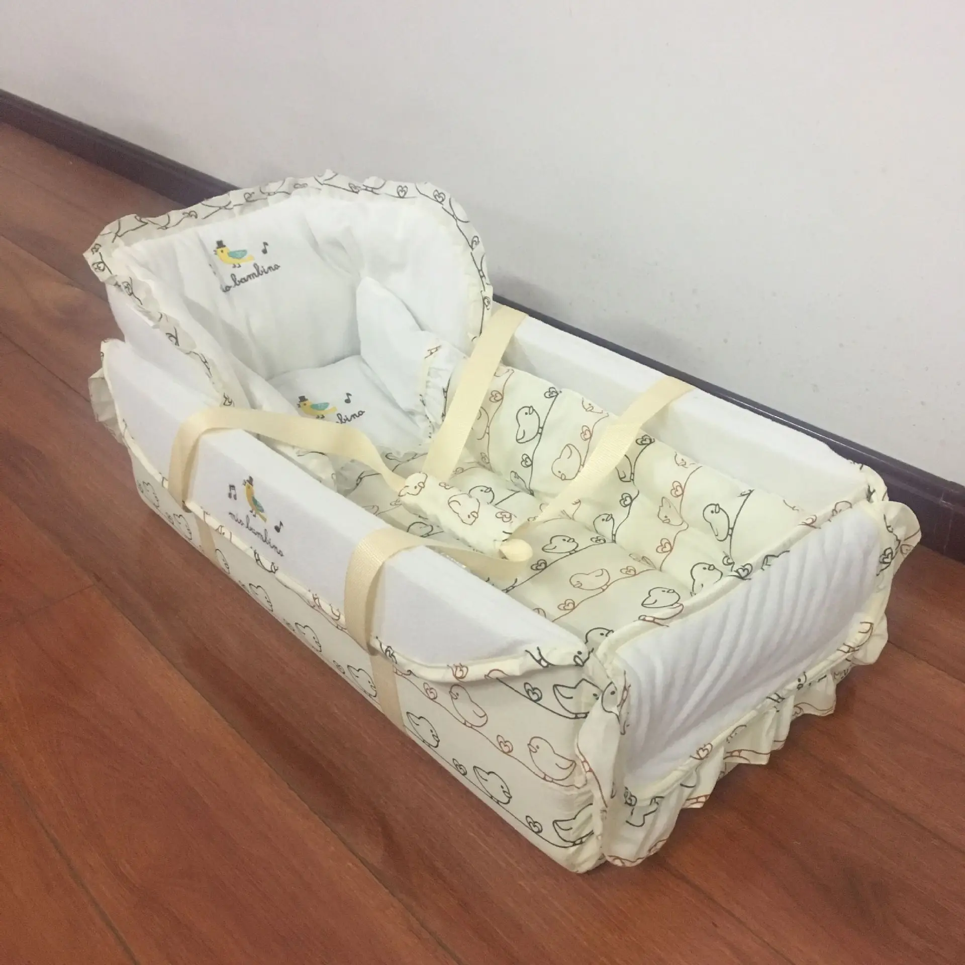 Стандартная портативная детская кроватка складная игровая кровать люлька для