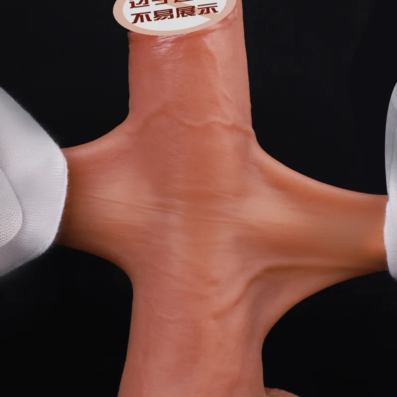 Секс магазин новый мягкий реалистичный пенис женские фаллоимитаторы двойной