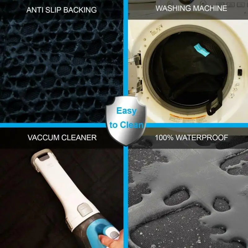 

Dog Seat Cover Hammock for BackSeat Durable Waterproof Car Truck Suv + Seatbelt